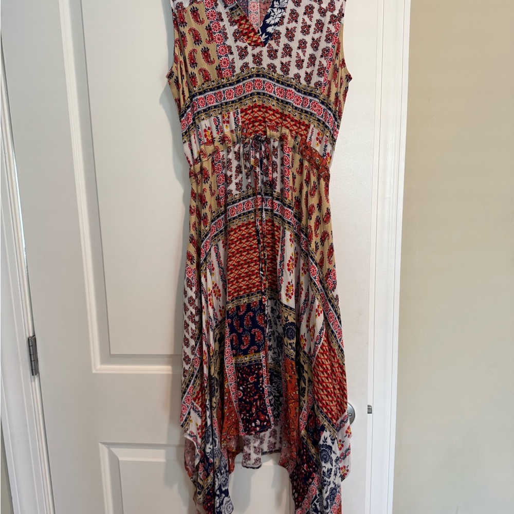 Bohemian Multicolor Sleeveless Dress